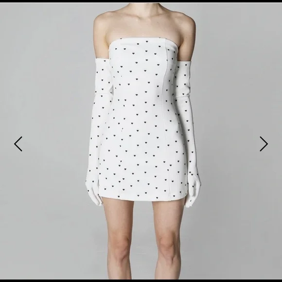 fit and flare mini white dress Athens Flared Bow Mini Dress White